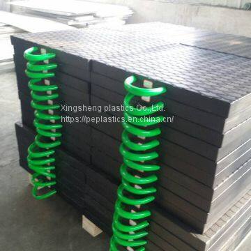 500mm x 500mm anti slip uhmwpe crane foot stabilier plate