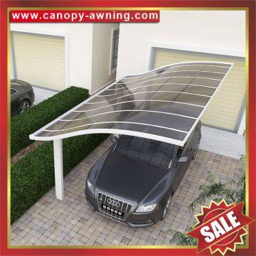Modern Alu Aluminum Polycarbonate pc Parking Double Cars Canopy Shelter Cover Carport China photo-4