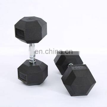 Adjustable Dumbbell Logo Sport Gym Fitness Cheap Dumbbell Sets Hex Rubber Dumbbells photo-6