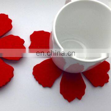 High Quality Drink 10*10cm Felt Christmas Placemat photo-2