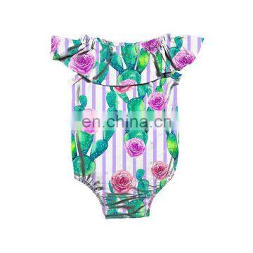Baby Floral Romper Boho Chic Clothing Custom Bodysuit photo-4