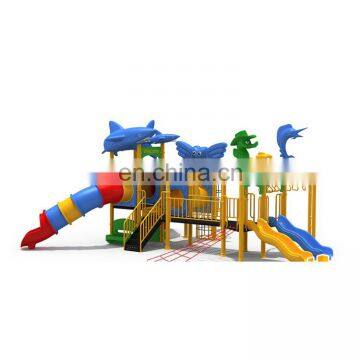 Baihe outdoor kids plastic playground, soft kids play toys plastic playground