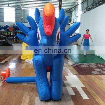 Wholesale Inflatable Cartoon Promotional Animal Ground Inflatable Unicorn for Indoor Outdoor Advertising photo-4