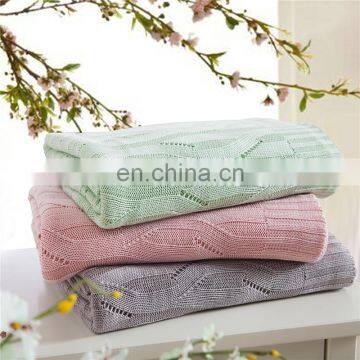 2020 Summer Drop Shipping Super Sleeping Experience Bamboo Fiber Knitted Throw Travel Bedding Blanket With Competitive Price photo-2