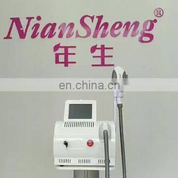 Niansheng Factory Elight Portable Shr Ipl Hair Removal  Skin Rejuvenation Machine