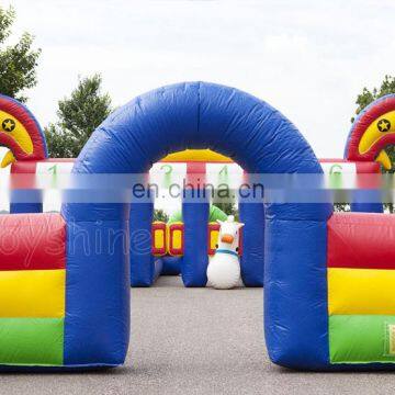 Interactive Games Inflatable Hors Running Game Race Track For Sale photo-5