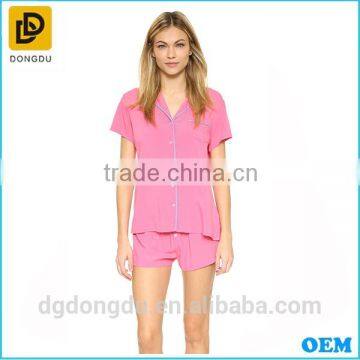 2016 Summer Women Sexy Nightwear Short Sleeve Nighty Sets