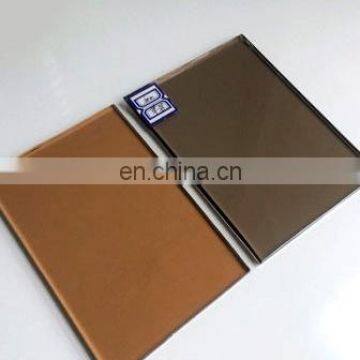 Dark Bronze Flat Tempered Tinted Clear Colored Glass Panels photo-5