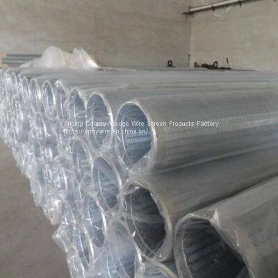 Wedge Wire Wrap Well Screen , Dewatering Well Screen Pipe, Sand Control Well Screen Tube photo-2