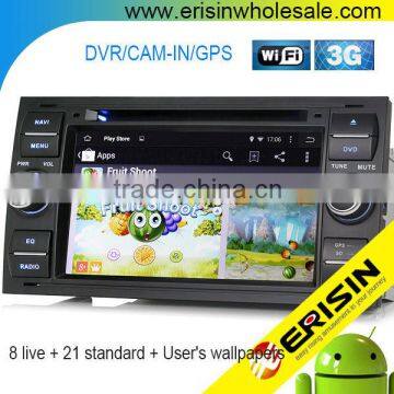 Erisin ES2301F 7" 2 Din Android 4.4.4 Car DVD Player for C-Max 2006