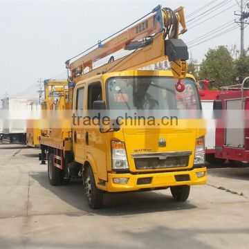 Howo 14m aerial manlift platform truck