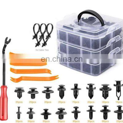 620PCS Auto Fasteners Assortment Clips Rivet Bumper  Fastener Clip Kit