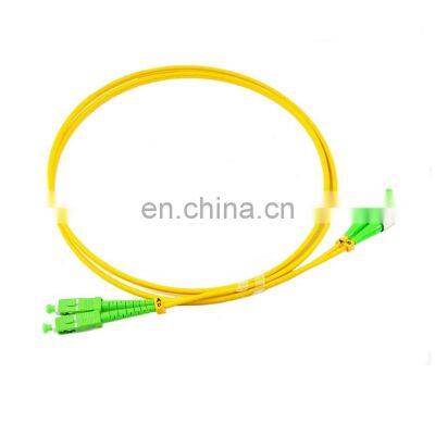 3meters SC FC Duplex Single mode G652D Fiber Optic Patch cord sc/apc-fc/apc fiber patch cord