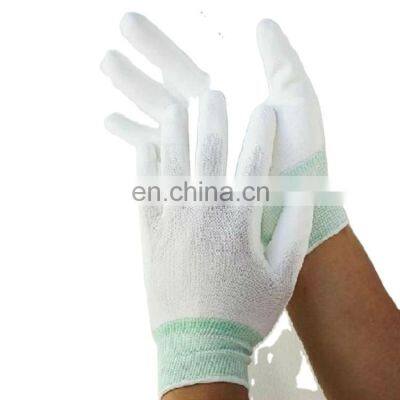 EN 388 Automotive Assembly Working Electric Gloves,PU Dipped Hand Protection Gloves