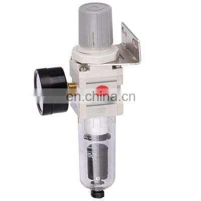 Automatic 1/4'' Air Pressure Filter Regulator Air Source Treatment Pneumatic Air Filter Regulator With Auto Drain