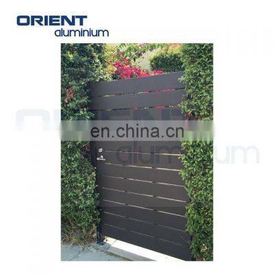 wholesale Hot selling Aluminum modern fence and gate for garden courtyard