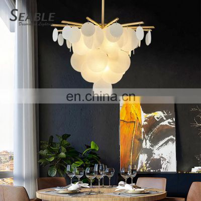 Contemporary Stye Residential Decoration Cafe Home Hotel Glass Luxury Pendant Lamp