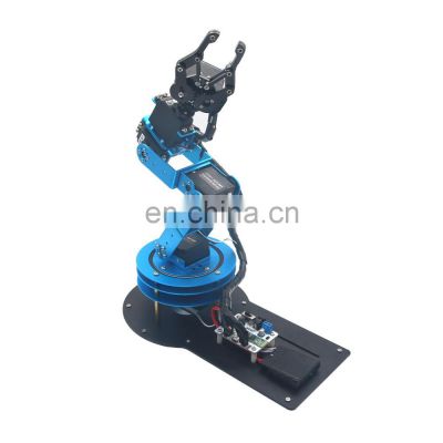 Unassembled 6DOF Mechanical Robotic Arm with 6PCS Digital Servo and PS2 Handle Control