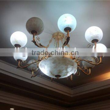 low ceiling chandelier for villa decoration