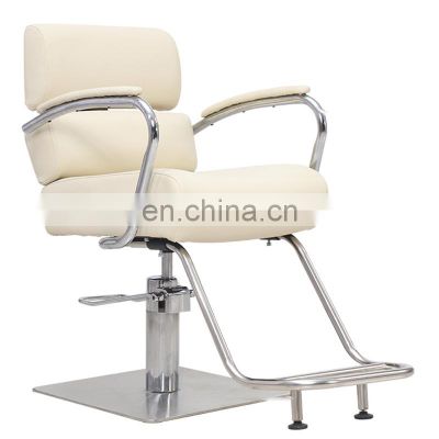 Hair Salon Reclining Make Up Hairdressing Rotate Reclining Barber Chair