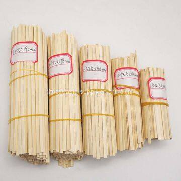 Chinese natural color BBQ Bamboo Skewers Round Bamboo Skewers 10 Inch
