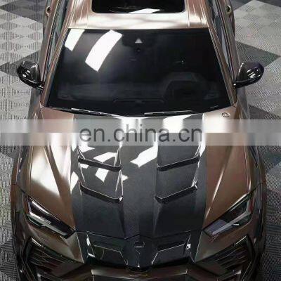 Runde Top Ranking Quality Carbon Fiber Material For Lamborghini URUS Hood Engine Bonnet Hood Cover