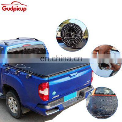 Pickup car accessories folding soft tonneau cover  truck bed covers for mitsubishi l200 triton