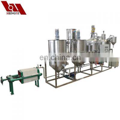 crude waste oil refinery machines /Sunflower Oil Refining line in Tanzania /Olive Oil Refining plant in Peru