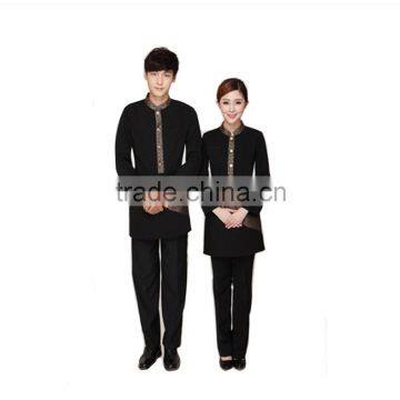 Hotel uniform with tie