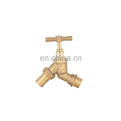 LIRLEE Outdoor Faucets Garden Classic Type Single Cold Brass Elbow Water Taps