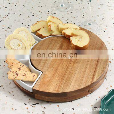 Customized High Quality Durable Natural Kitchen Premium Bamboo Cheese Board