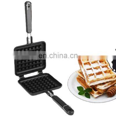 Breakfast Square Die Casting Aluminum Egg Waffles Frying Pan photo-4