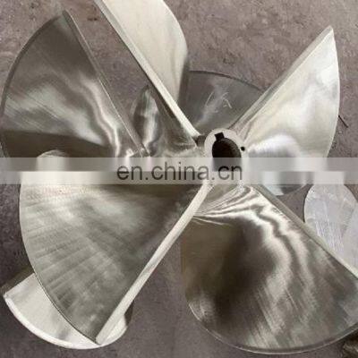Sand Casting CNC Machined 17 Inch 4 Blades NiBral Bronze Inboard Boat Marine Propeller photo-5