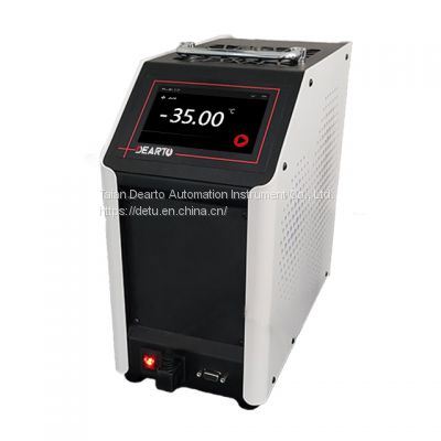 Portable intelligent dry body furnace for lab or industrial temperature calibration