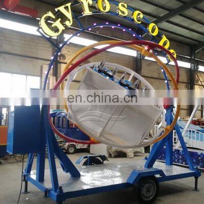 Hot Selling Human Gyroscope Rides Fun Park Playground Human Carnival Rotating Gyroscope Rides photo-4
