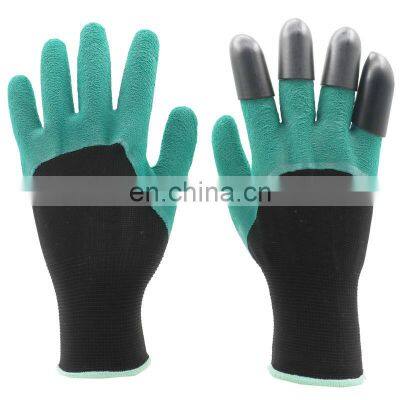 Household Customized Protective Gear Working Gardening Plastic Claws Gloves With Claws photo-4