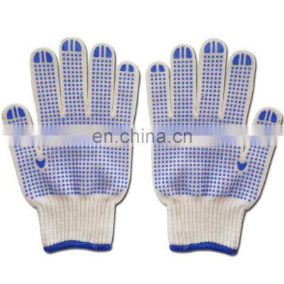Cheap Wholesale PVC Dot White Cotton Gloves Antislip Work Safety Gloves photo-4