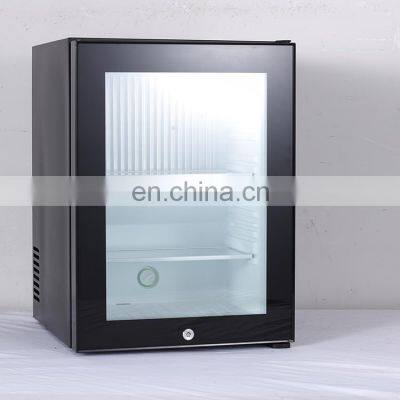 China Decorative Hotel Beauty Energy Saving 12v India Cold Storage Glass Small Single Door Fridge Mini Refrigerator Low Price photo-2