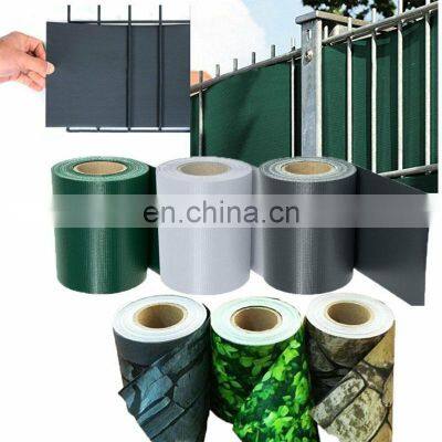 PVC Vinyl Strip Fence Roll uv Screen Fabric Panel Cover for Garden Decoration photo-5