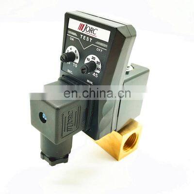 Hot Sale 40 bar Jorc Electric Auto Drain Valve for High Pressure Air dryer