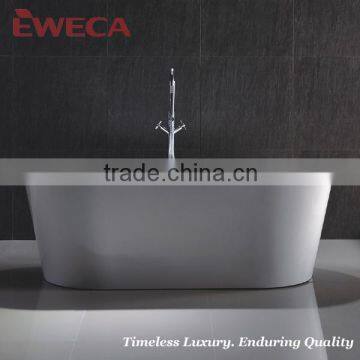 EWECA Freestanding Plastic Bathtub For One person