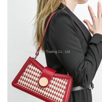 2023 new arrival fashion design bridal bag all-match single-shoulder square bag