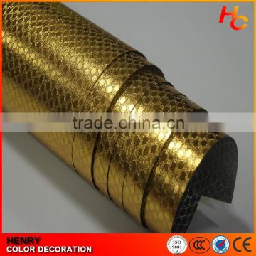 Good Quality Golden Self Adhesive Decorative Pvc Metalized Film