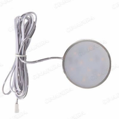 linkable Under Cabinet LED Lighting 12V Slim Aluminum Dimmable Puck Lights with RF Remote Control & UL Listed Transformer