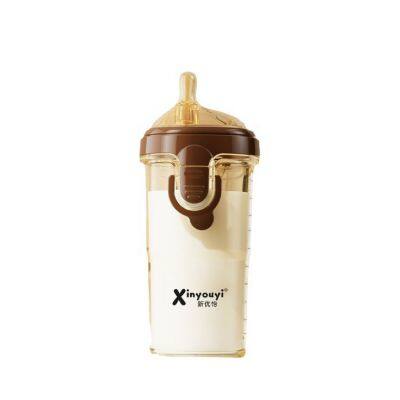 Flip-top Tilt Feeding Bottle Plastic Bottle Baby Feeding Bottle Processing Custom Bottle Manufacturing photo-2