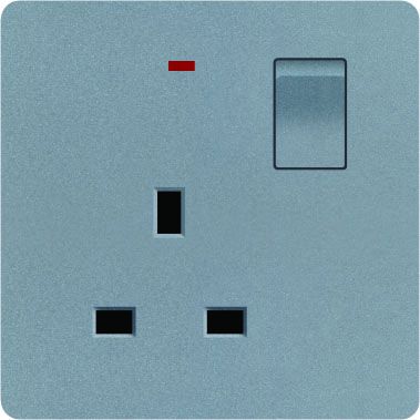 D2 Series Plastic Grey Wall Switch And Socket CE SASO GCC Certificates