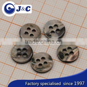 Bespoke Shape Brown Trocas Shell Buttons for Fashion Dress Show photo-3