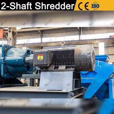 Scrap Steel Double Shaft Shredder Aluminum Shredding Machine Waste Metal Shredder