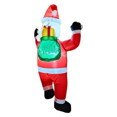 Inflatable Santa Claus With Inflatable Snow Globe – Perfect for Xmas Decor photo-2