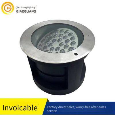 304 stainless steel surface ring in-ground lights, 36w/54w, adjustable angle, in-ground lights for tree lighting, outdoor waterproof